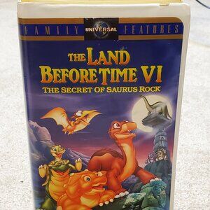 The Land Before Time VI: The Secret of Saurus Rock (VHS, 1998, Clamshell...)